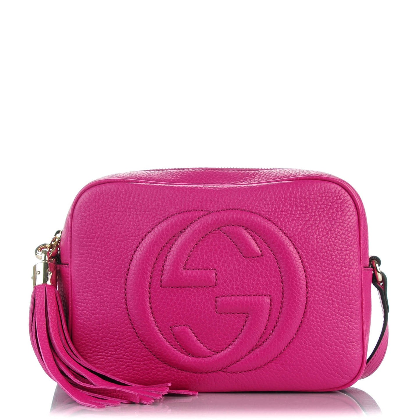Cellarius Calfskin Small Soho Disco Bag Bright Bouganville