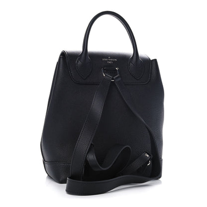 Louis Vuitton Calfskin Lockme Backpack Black 2 of 10