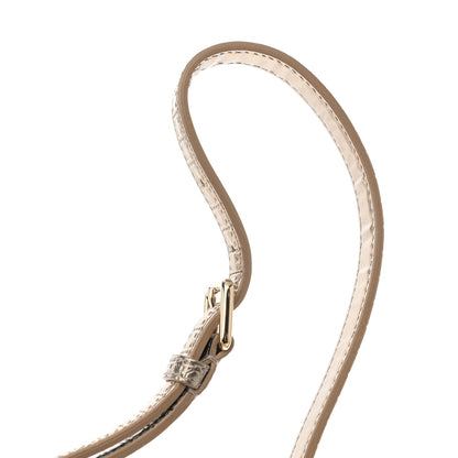 Christian Dior Metallic Patent Micro-Cannage Medium Diorama Flap Bag Gold 12 of 12