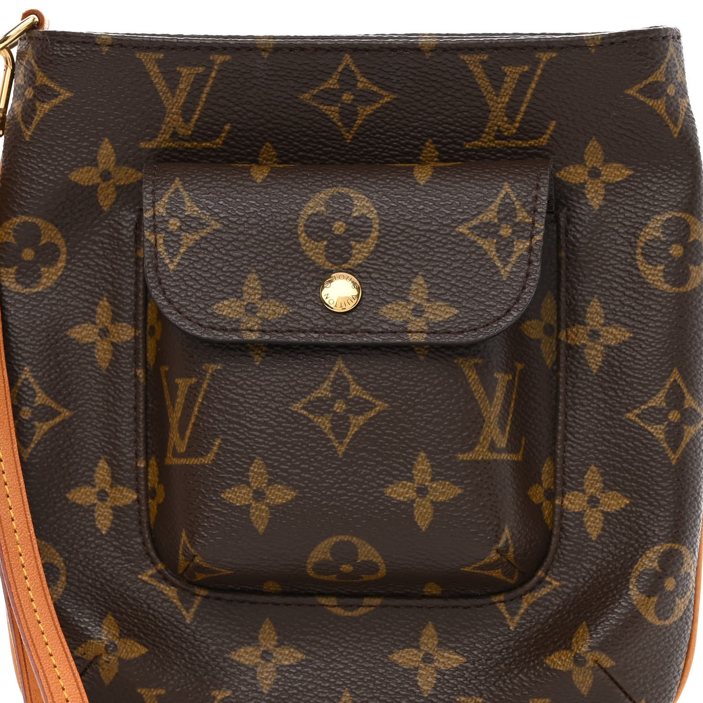 Monogram Partition Wristlet