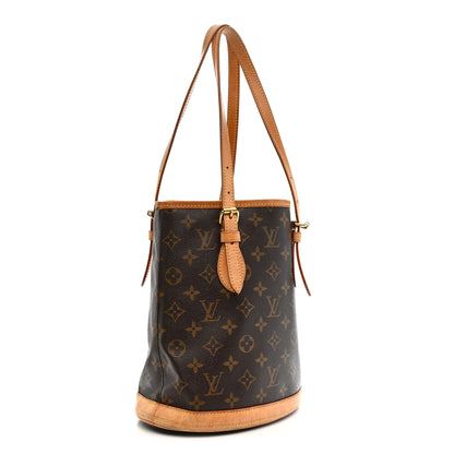 Louis Vuitton Monogram Petit Bucket 23 4 of 14