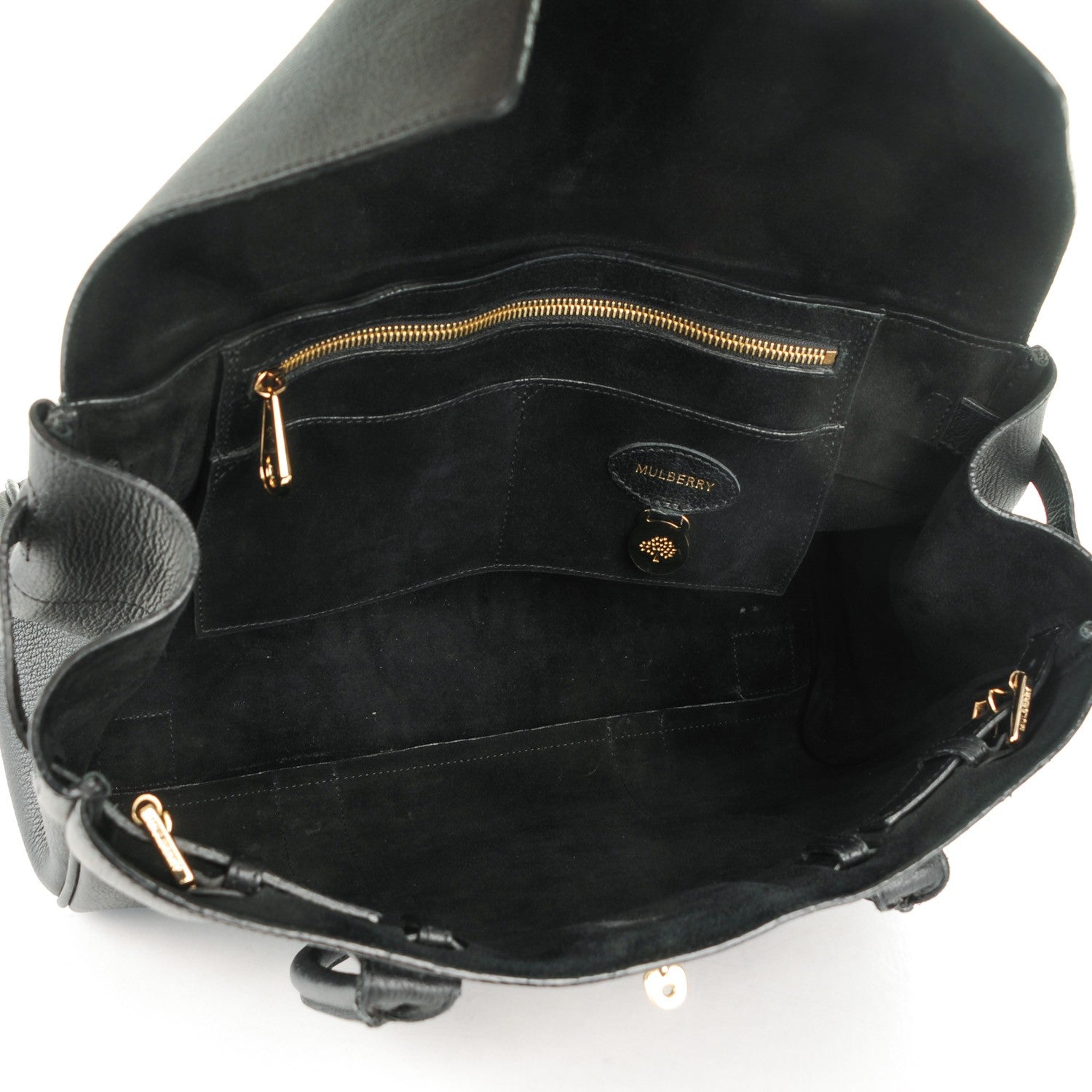 Mulberry Natural Leather Bayswater Black 5 of 12