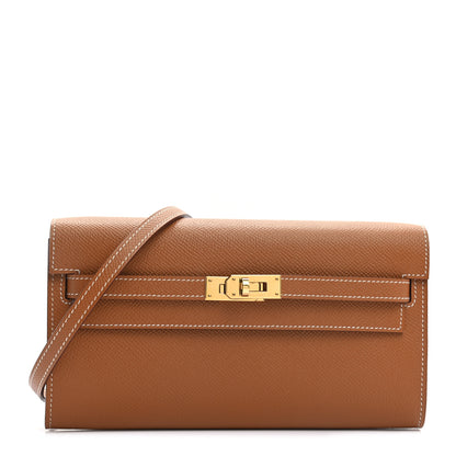 Hermes Epsom Kelly Wallet To Go Gold 1 of 8