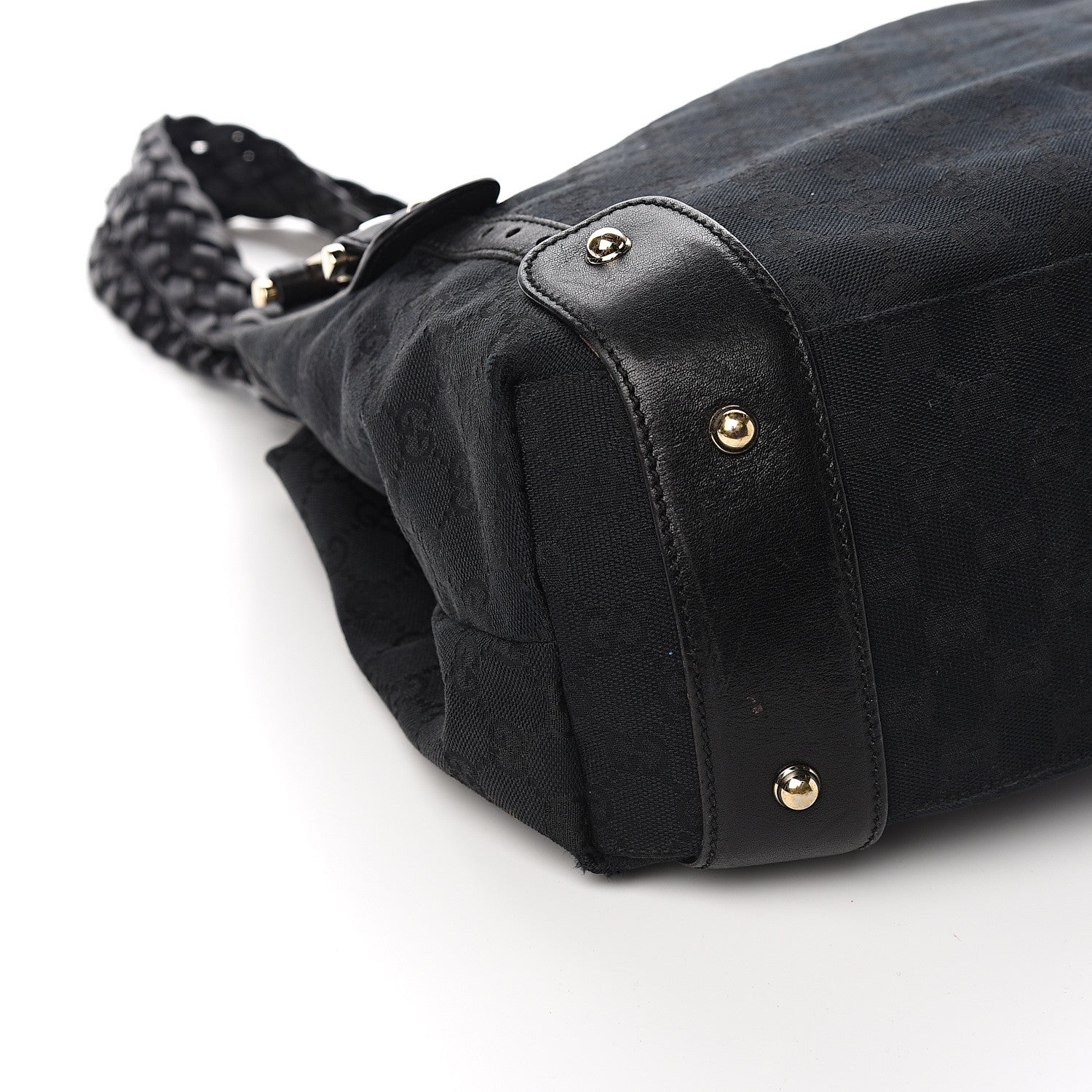 Gucci Monogram Medium Pelham Shoulder Bag Black 10 of 13