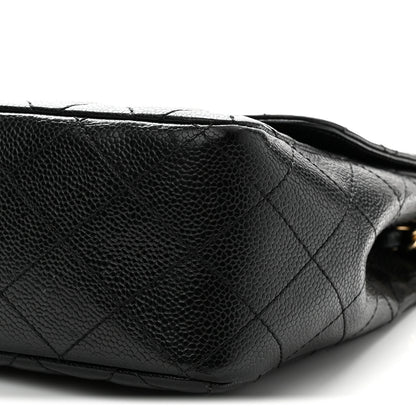 Chanel Caviar Quilted Jumbo Single Flap Black 10 of 10