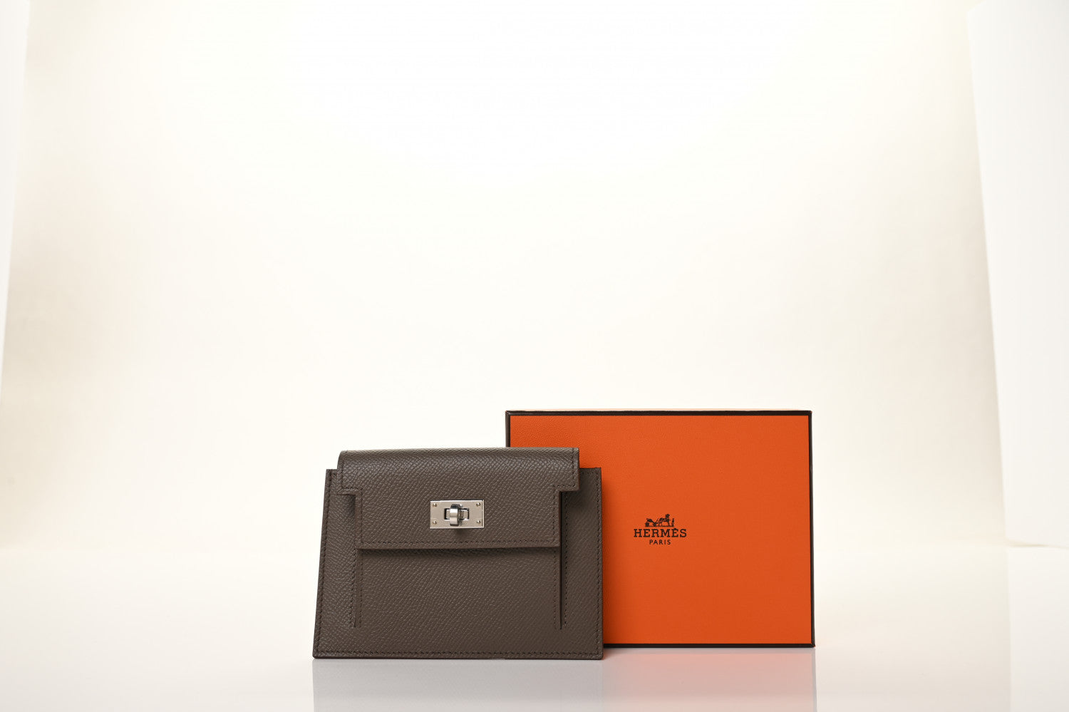 Hermes Epsom Kelly Pocket Compact Wallet Etain 18 of 18