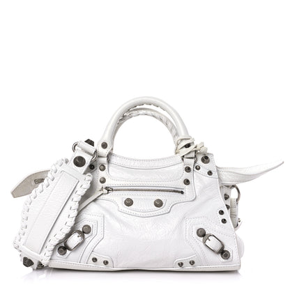 Balenciaga Agneau Arena Neo Cagole Handbag XS Optic White 2 of 13