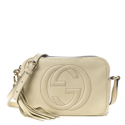 Gucci Pebbled Calfskin Small Soho Disco Bag Off White 1 of 10