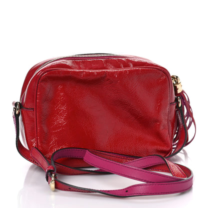 Gucci Vernice Naplack Small Soho Disco Bag Bright Bougainvillea 3 of 9