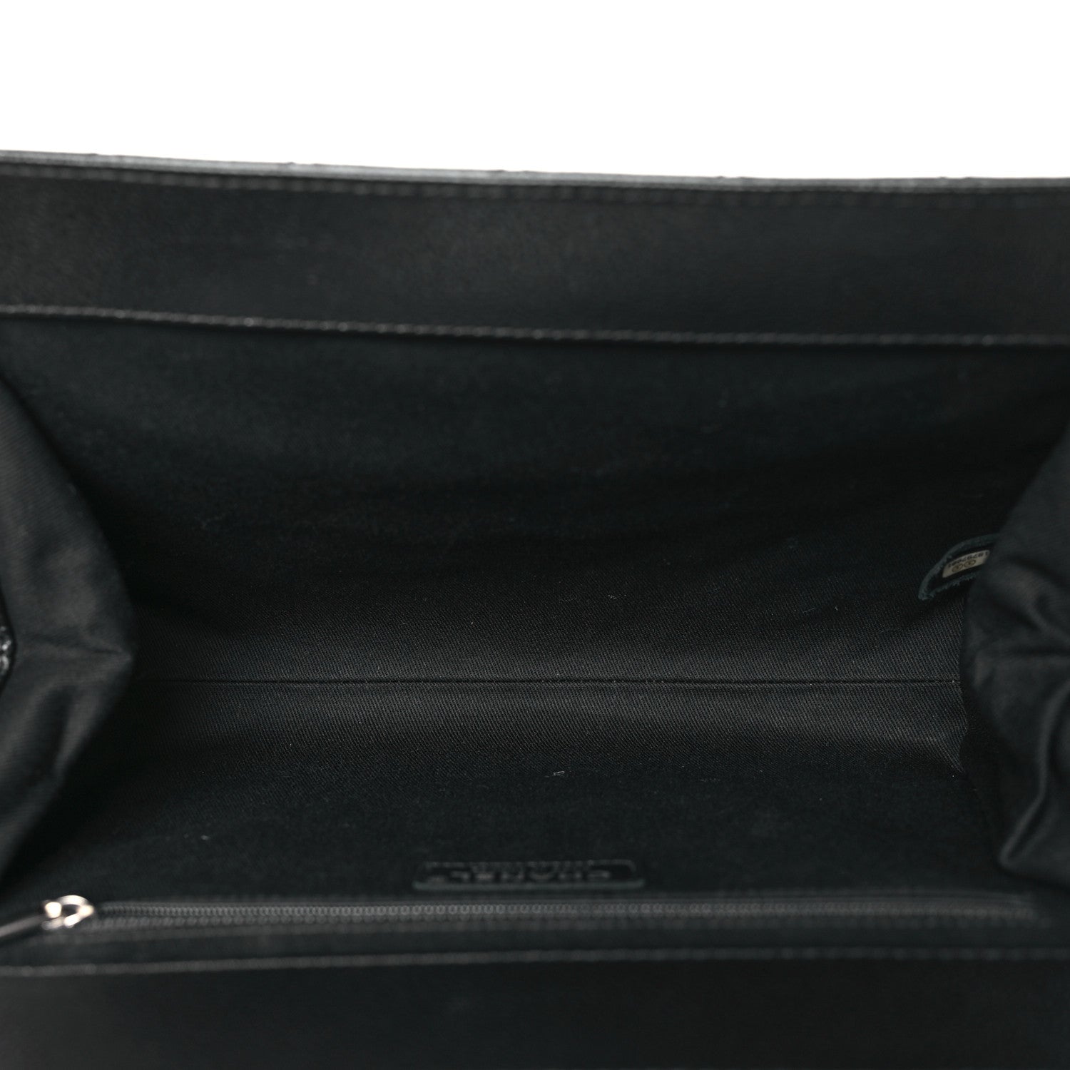 Chanel Caviar Quilted CC Large Clutch Black 5 of 11