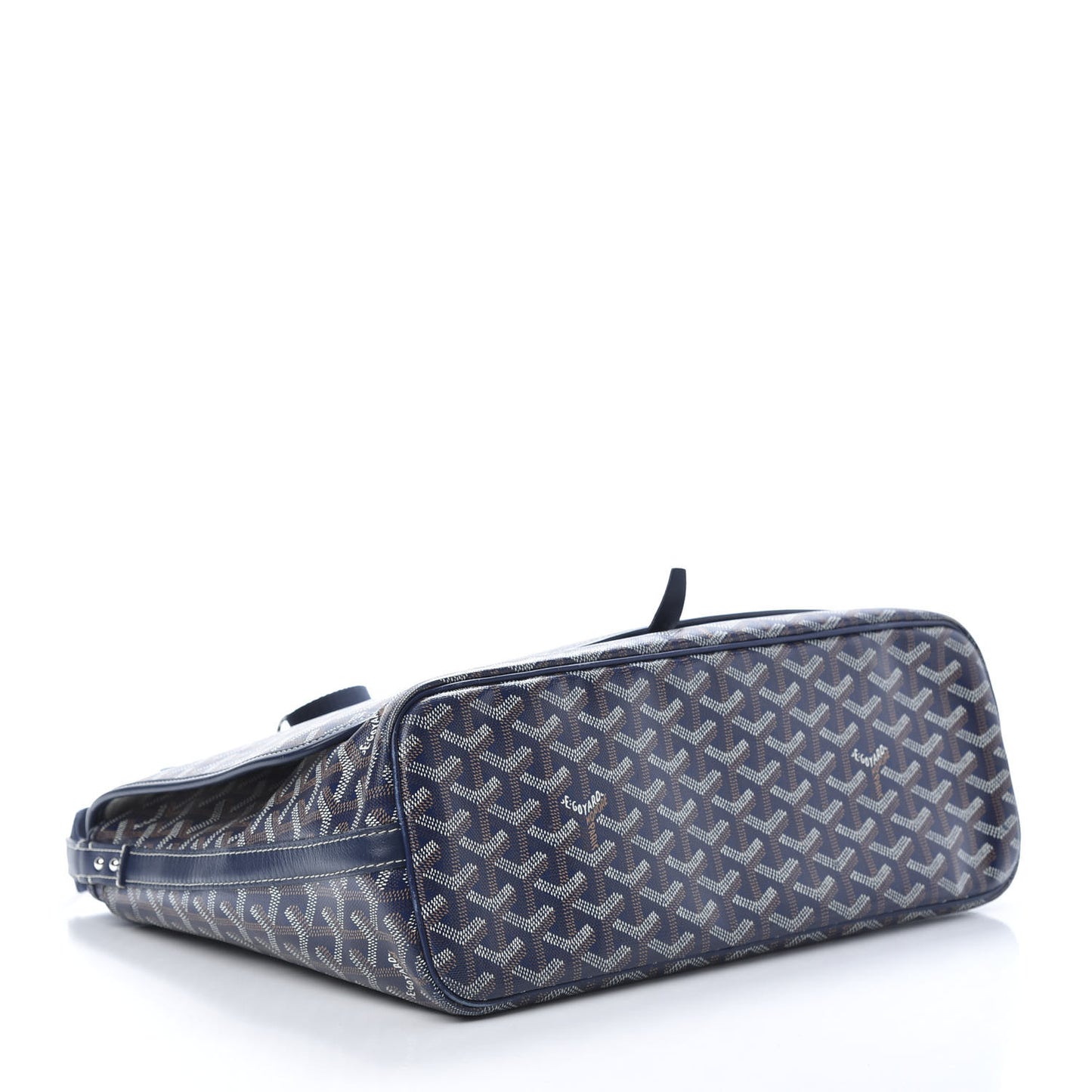 Goyardine Capetien Messenger Bag Navy