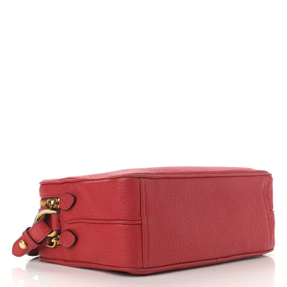 Prada Vitello Phenix Double Zip Camera Bag Rosso 4 of 16