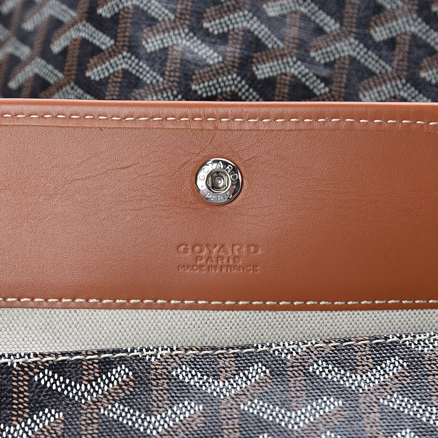 Goyard Goyardine Saint Louis PM Black Gold 6 of 8