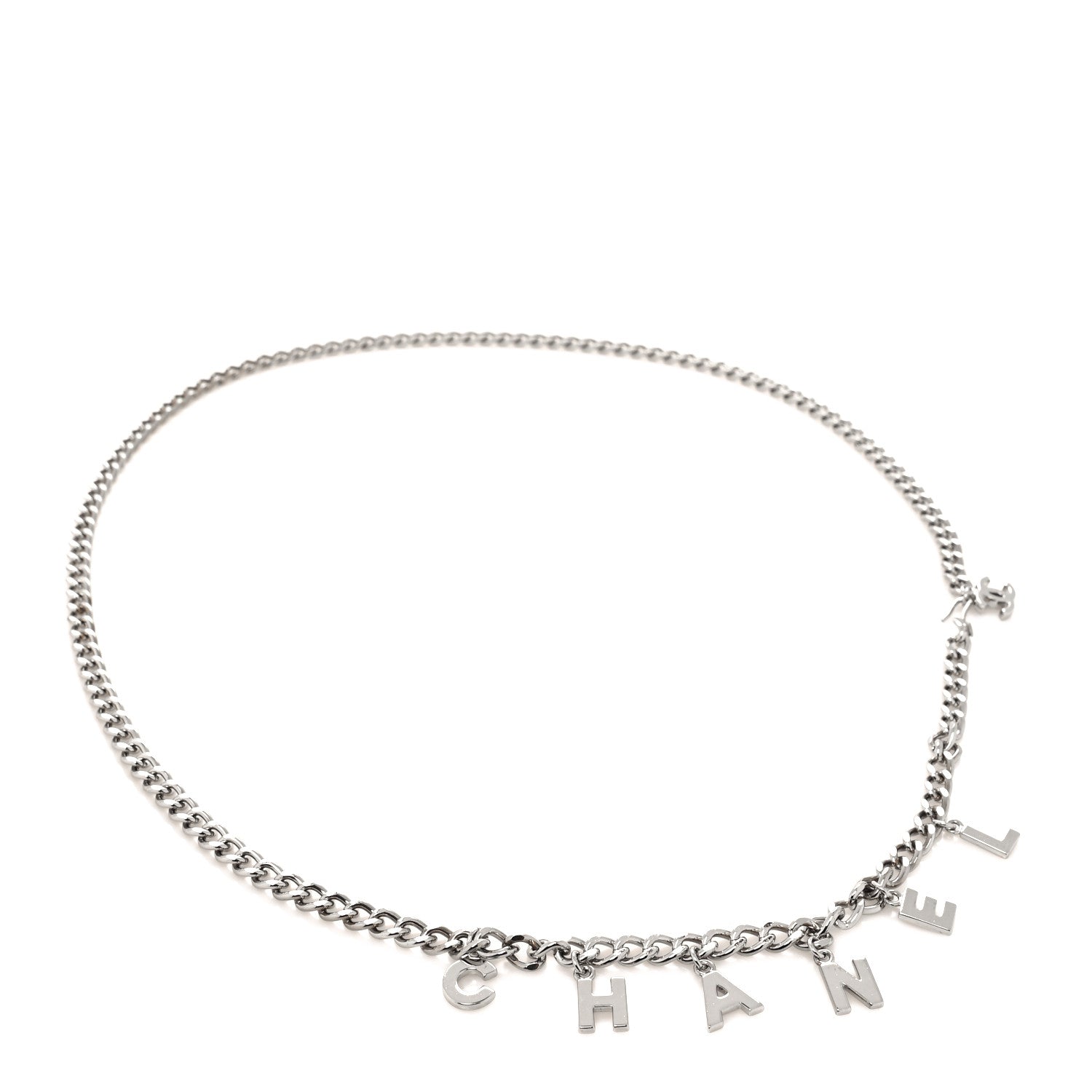 Chanel Metal CC Chain Logo Belt Silver 1 of 4