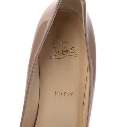 Christian Louboutin Patent Pigalle Follies 100 Pumps 38 Nude 7 of 8