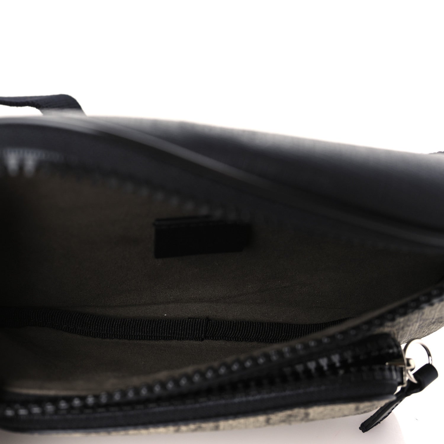 Gucci GG Supreme Monogram Belt Bag Black 5 of 9