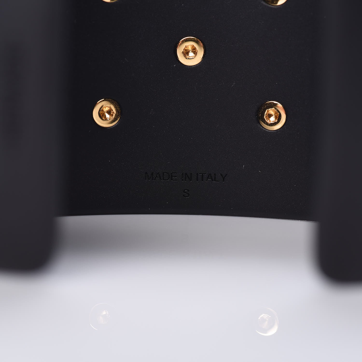 Hermes Pearwood Medor Cuff Bracelet S Black 4 of 5