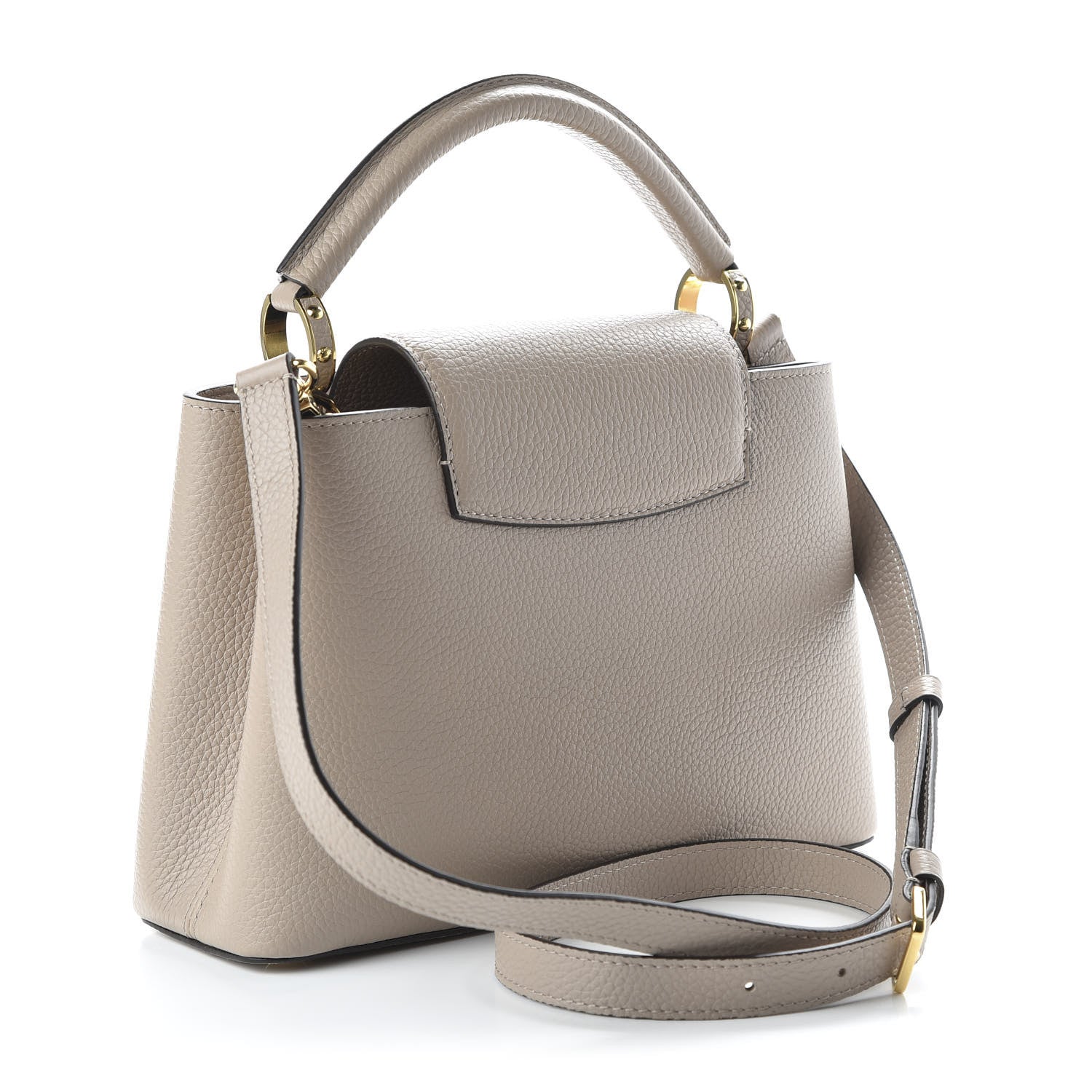 Louis Vuitton Taurillon Capucines BB Galet 3 of 9