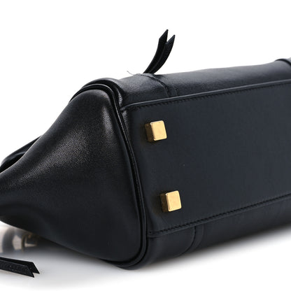 Celine Supple Shiny Lambskin Little New Luggage Black 9 of 10