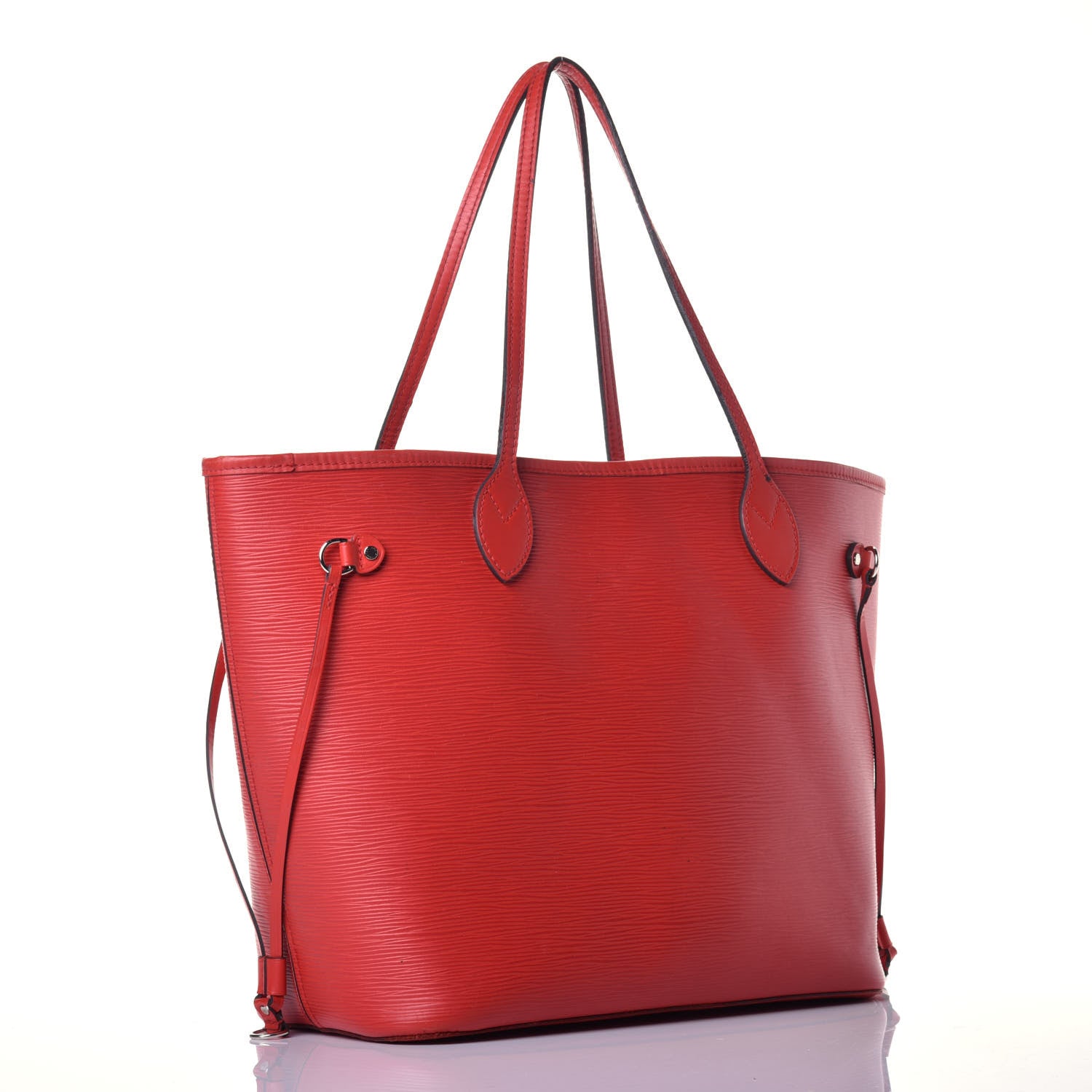 Louis Vuitton Epi Neverfull MM Coquelicot 3 of 10