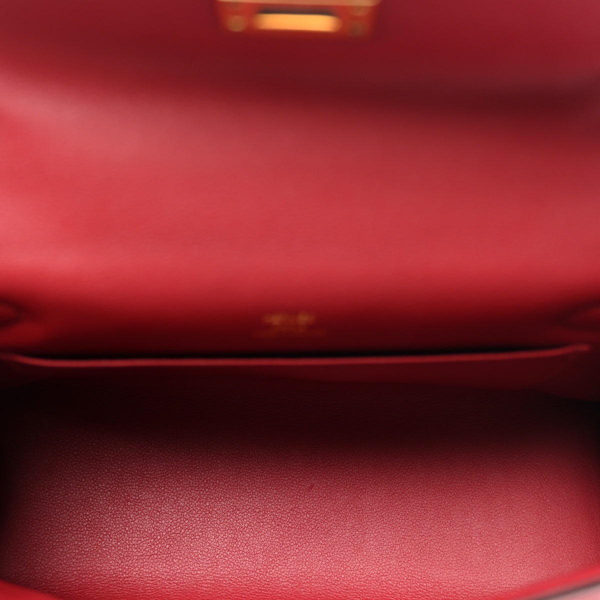 Hermes Swift Kelly Pochette Clutch Rouge Grenat 5 of 10