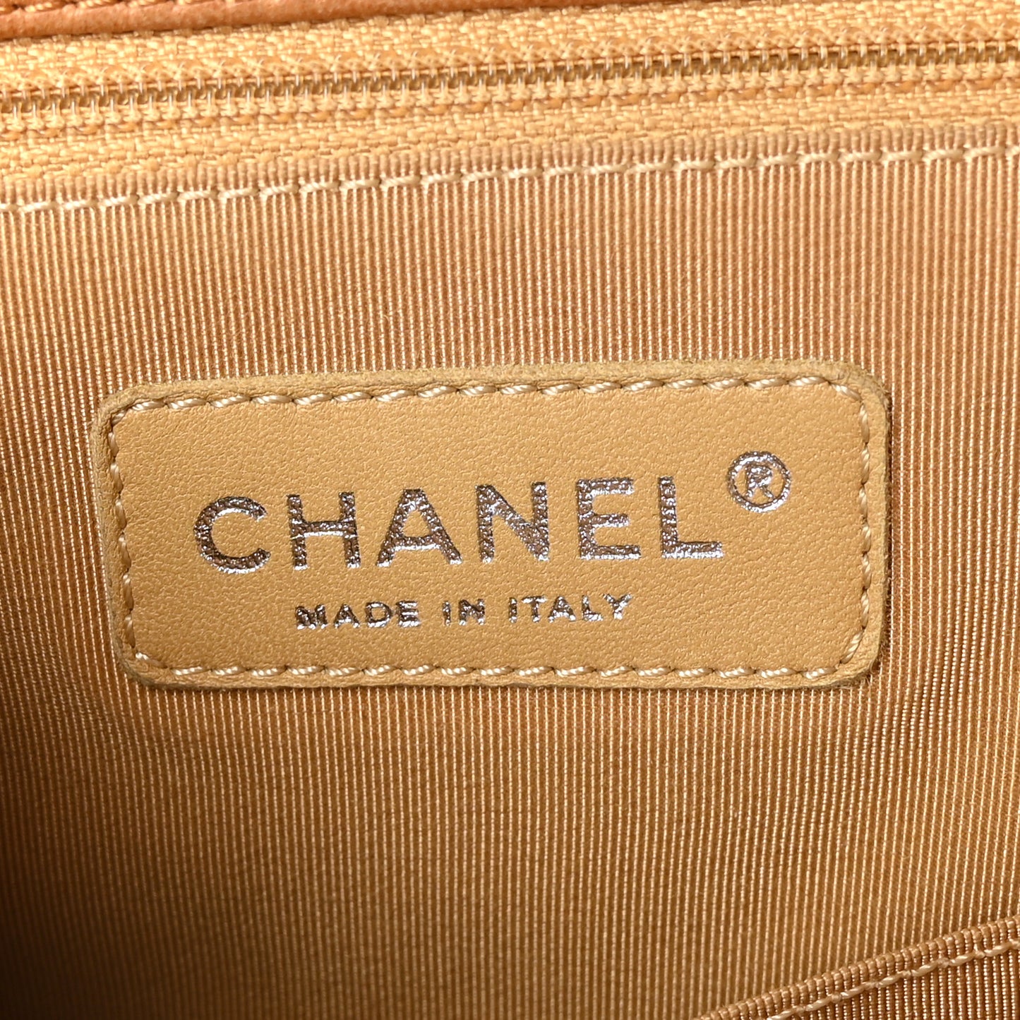 Washed Lambskin Chain Around Maxi Flap Bag Dark Beige