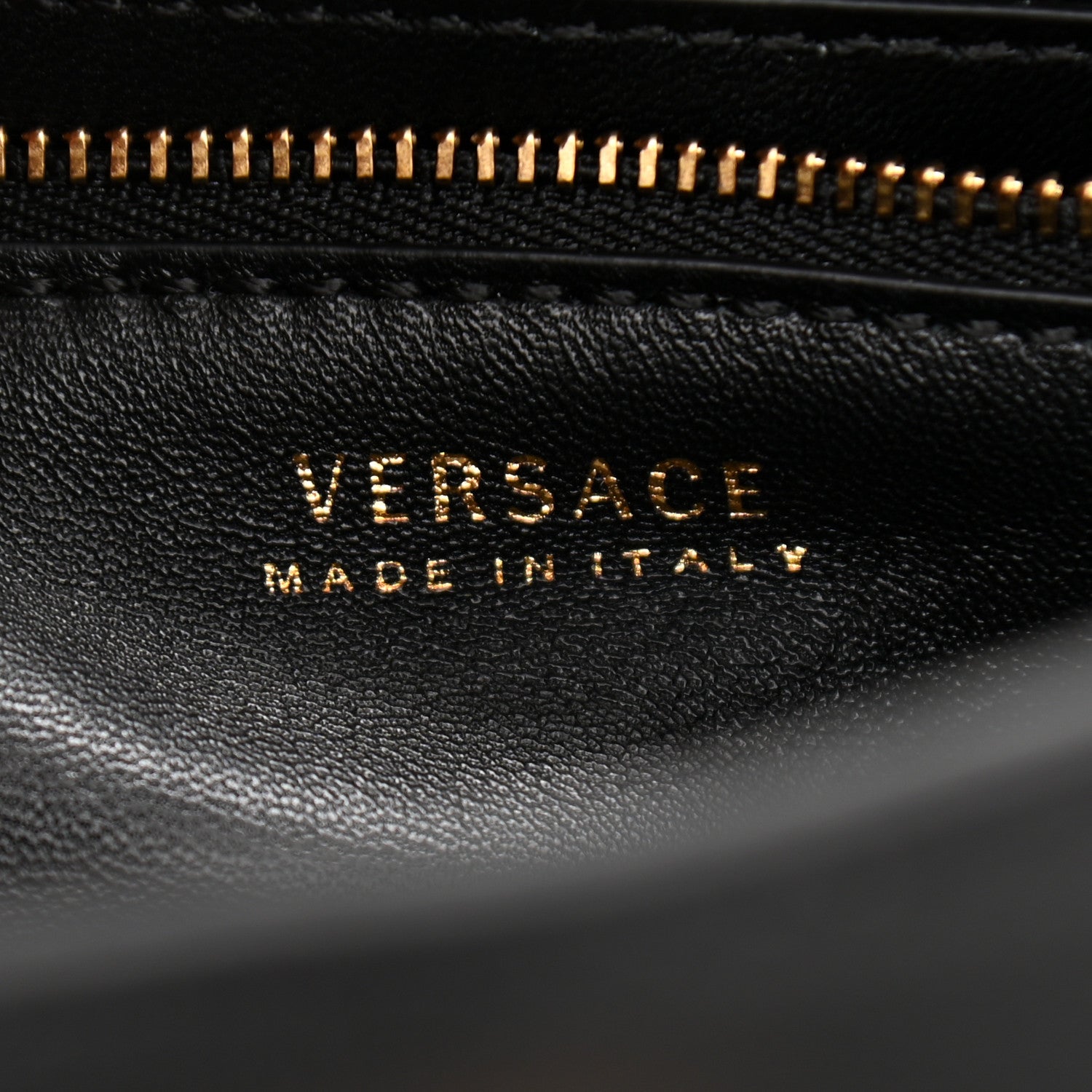 Versace Calfskin Medium La Medusa Top Handle Handbag Black 9 of 21
