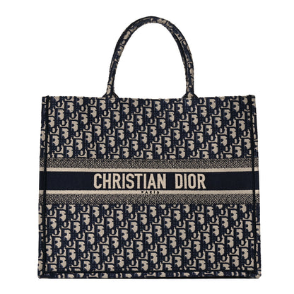 Christian Dior Oblique Book Tote Blue Multicolor 1 of 15