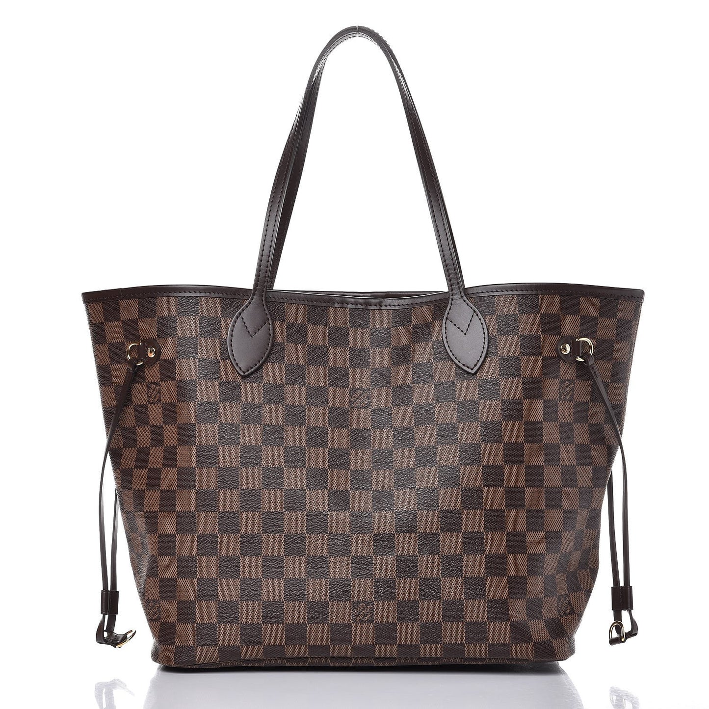 Damier Ebene Neo Neverfull MM Rose Ballerine