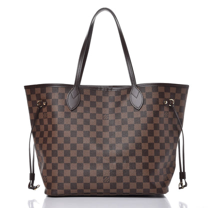 Louis Vuitton Damier Ebene Neo Neverfull MM Rose Ballerine 3 of 10