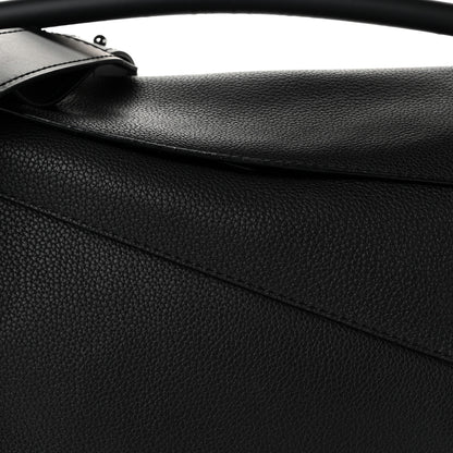 Loewe Grained Calfskin Large Puzzle Bag Black 7 of 9