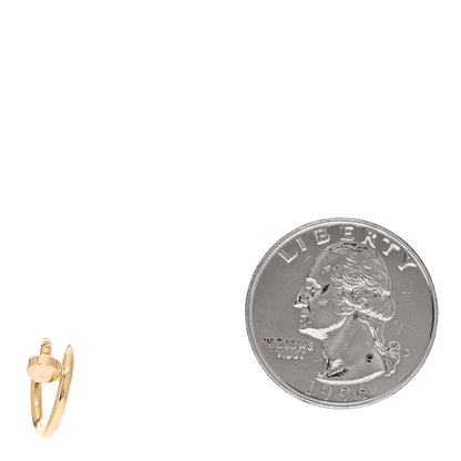 Cartier 18K Yellow Gold Juste Un Clou Single Hoop Earring 2 of 4