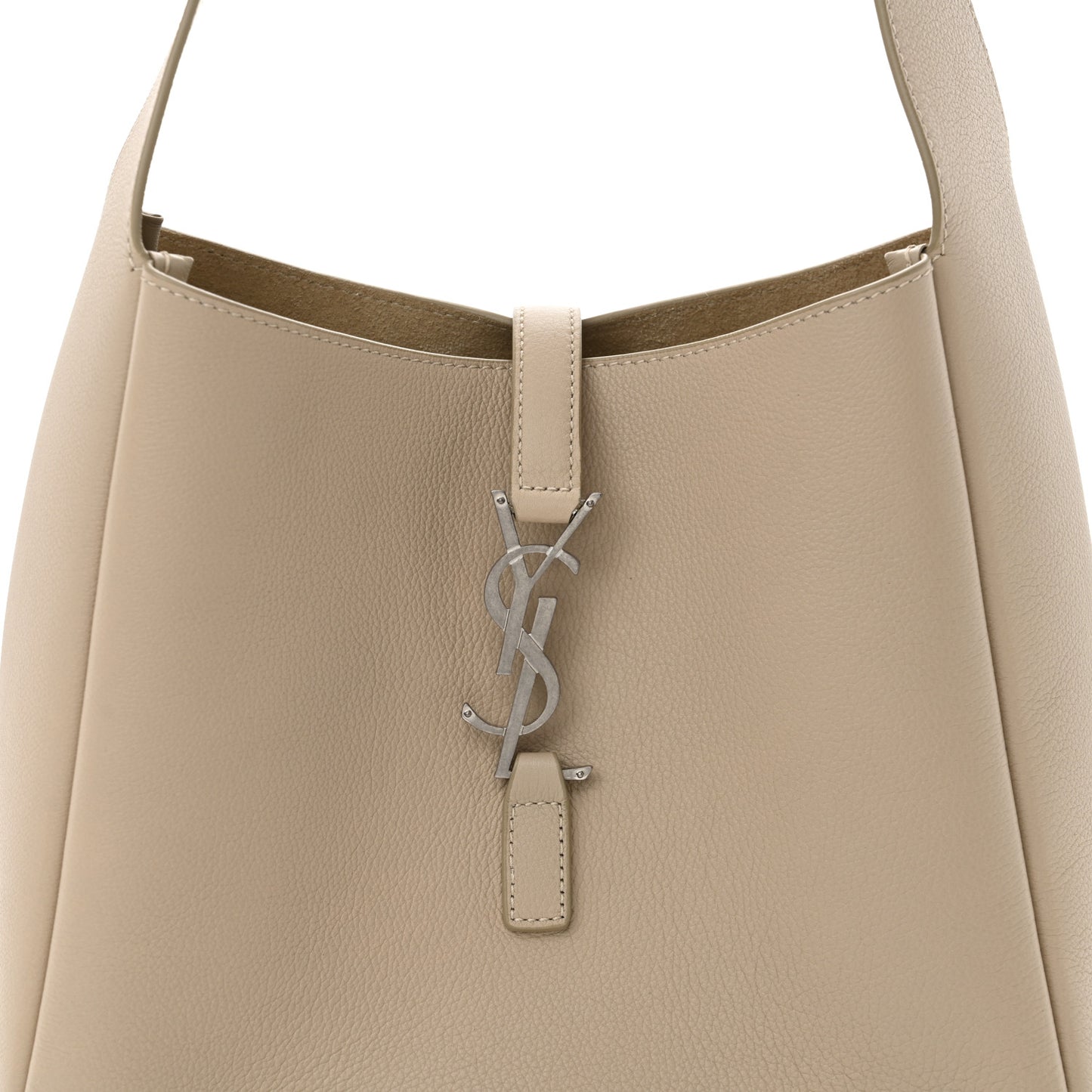 Smooth Calfskin Small Le 5 A 7 Soft Hobo Dusty Grey