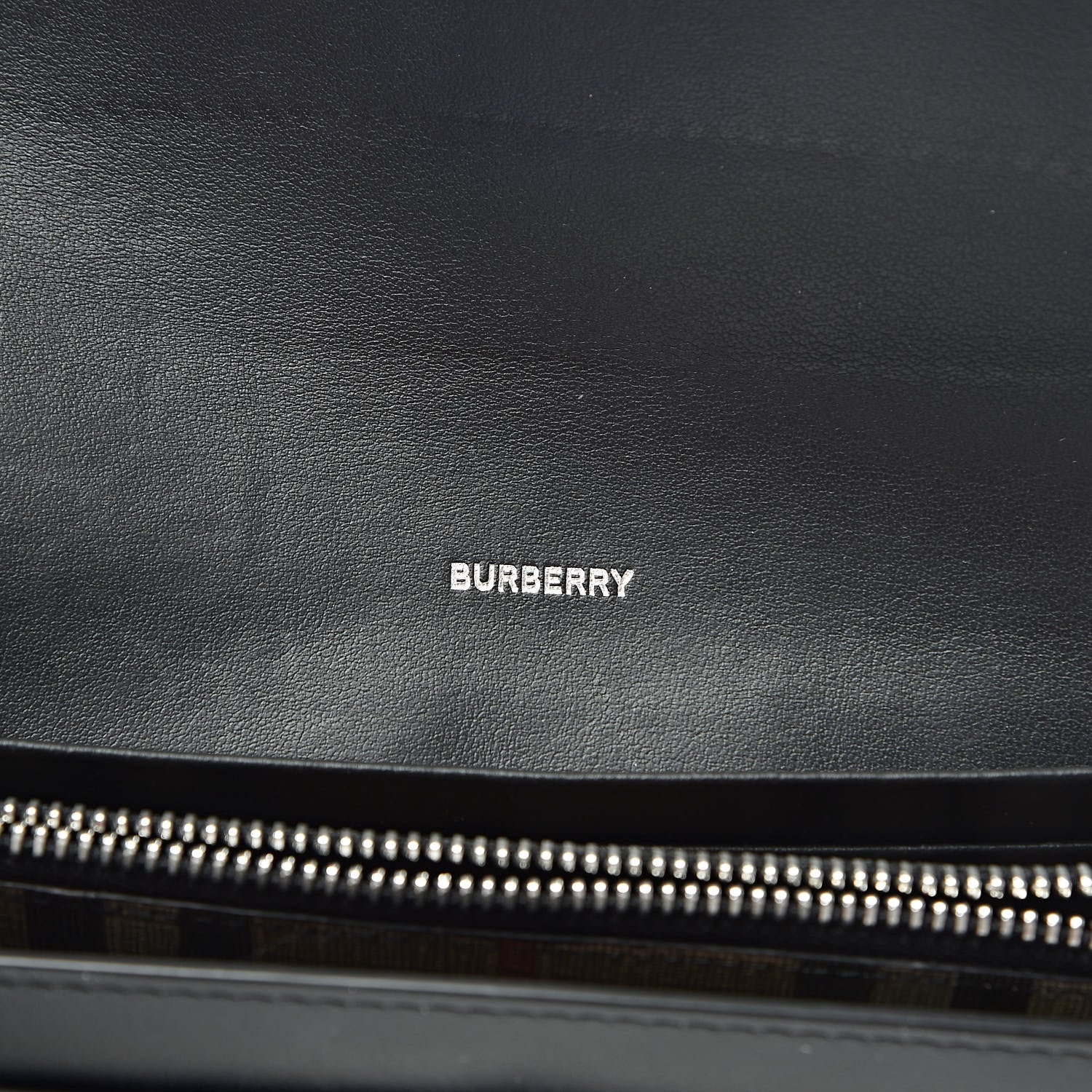 Burberry Vintage Check Halton Wallet Black 6 of 6