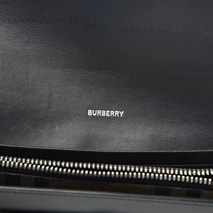 Burberry Vintage Check Halton Wallet Black 6 of 6