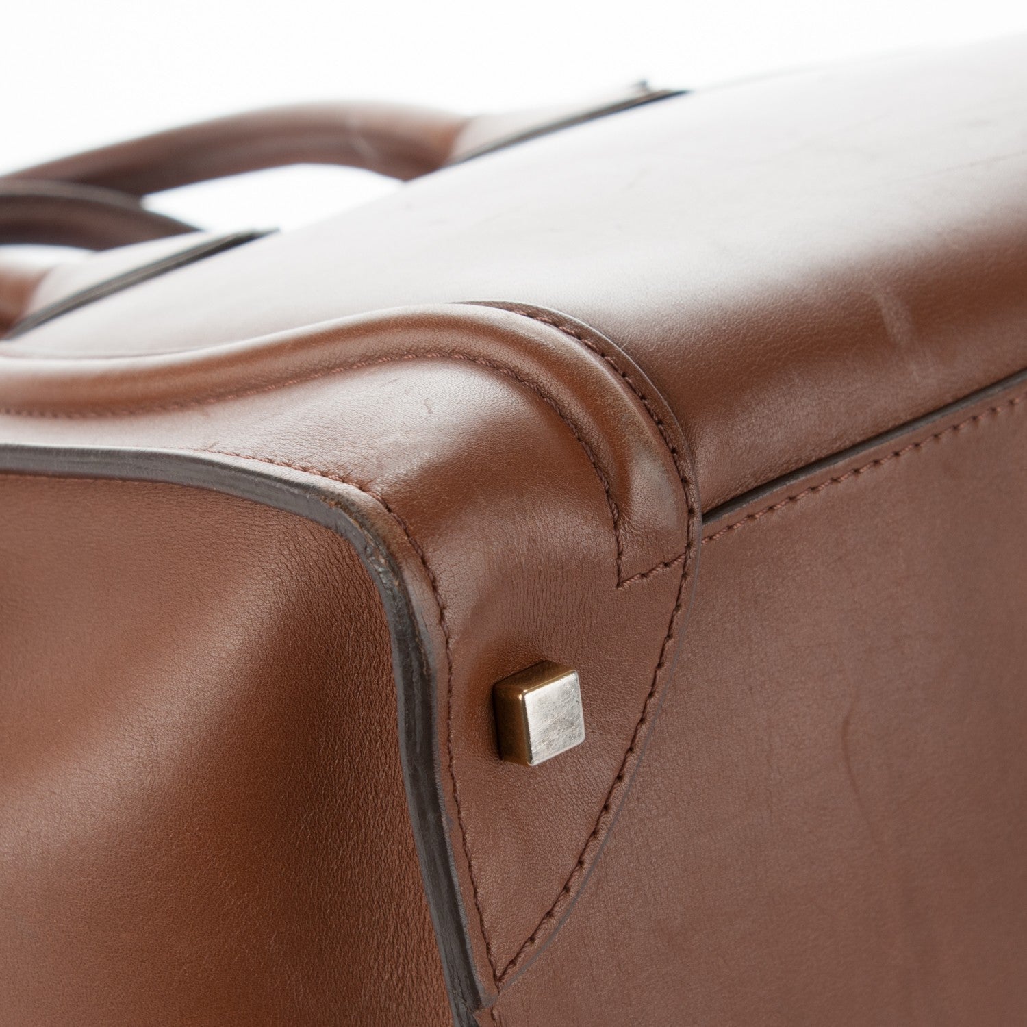 Celine Palmelato Mini Luggage Camel 10 of 12