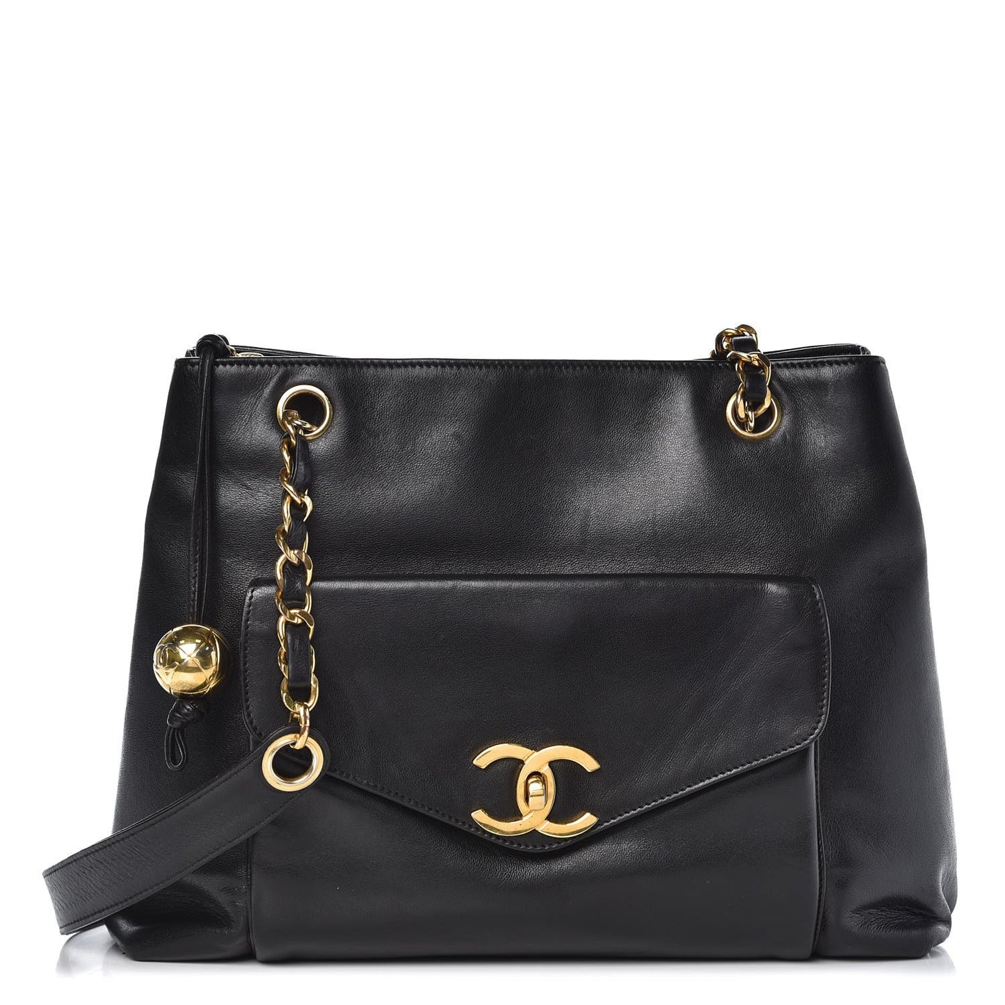 Lambskin CC Tote Black