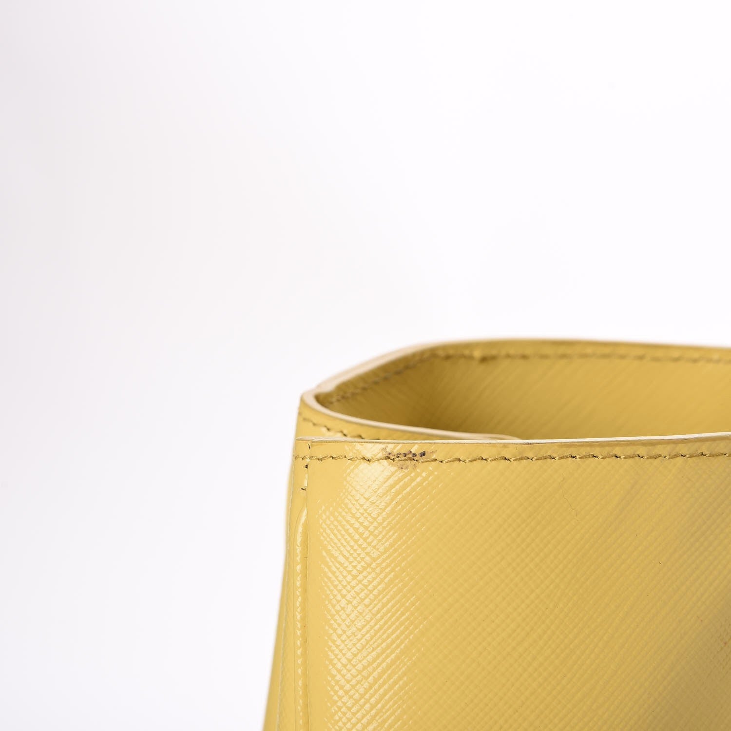 Prada Saffiano Vernice Tote Ananas 12 of 12