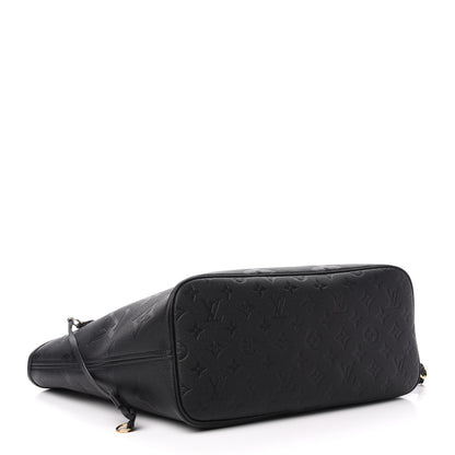 Louis Vuitton Empreinte Monogram Giant Neverfull MM Black 5 of 14