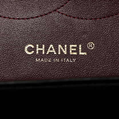 Chanel Lambskin Quilted Jumbo Double Flap Black 6 of 10