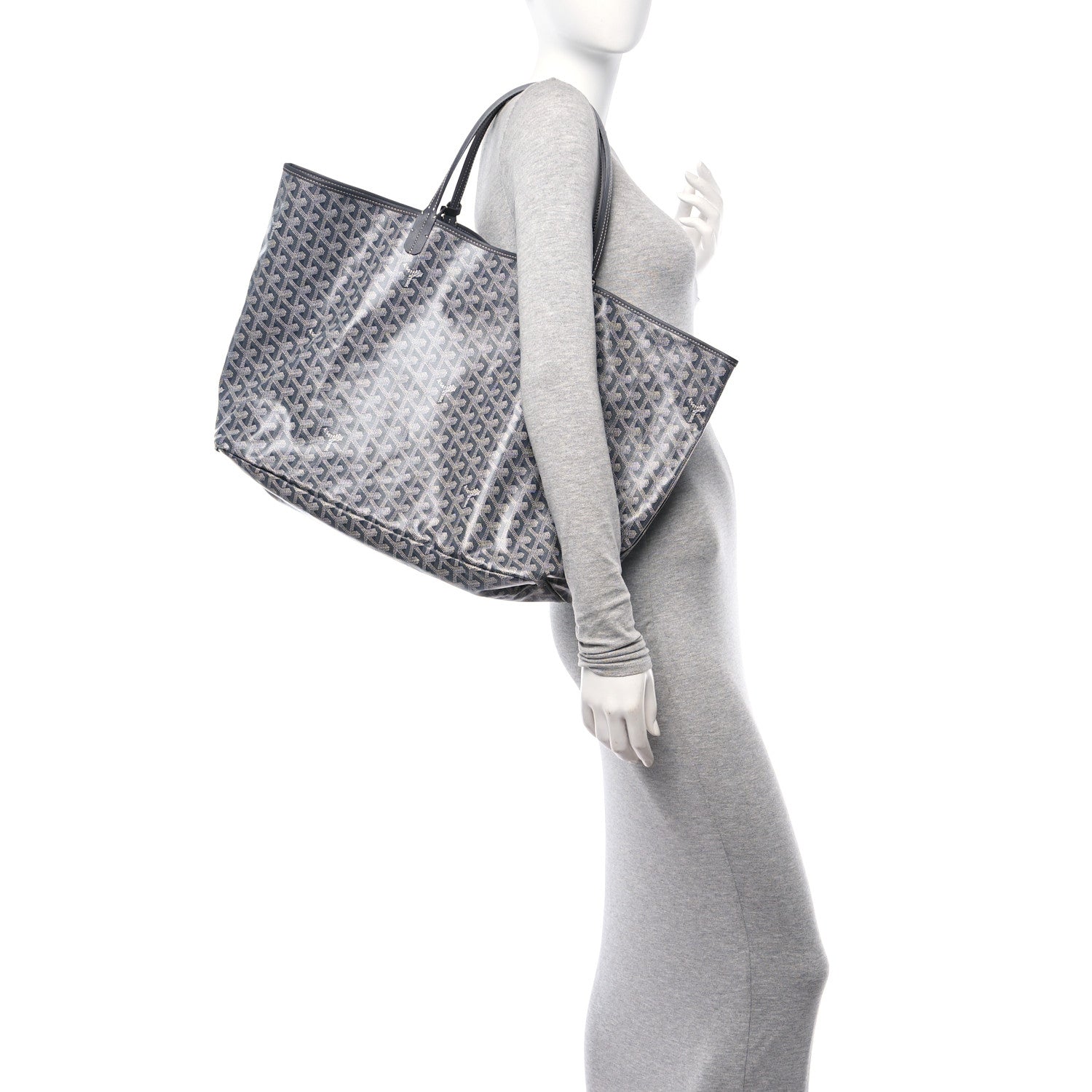 Goyard Goyardine Saint Louis GM Grey 2 of 11
