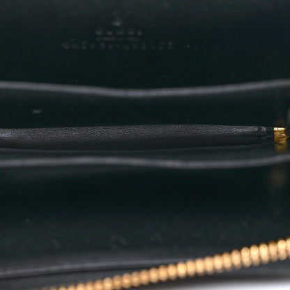 Gucci Guccissima Zip Around Card Case Black 5 of 9