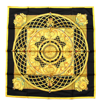 Hermes Silk Monnaies Et Symboles De Parisii Scarf 90 1 of 5