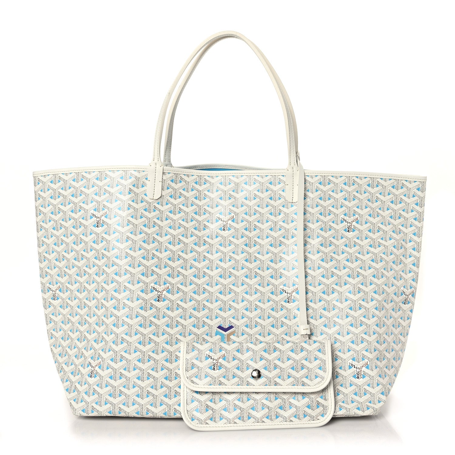 Goyard Goyardine Saint Louis Claire Voie GM White Opaline 3 of 10