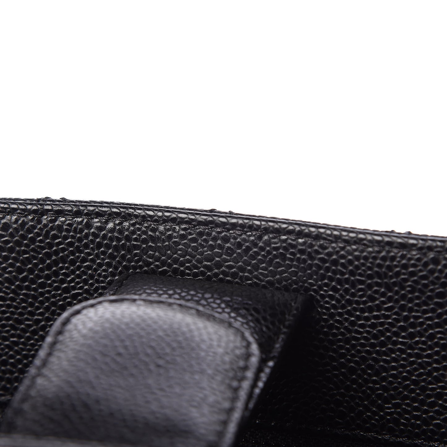 Caviar Quilted Petit Shopping Tote PST Black