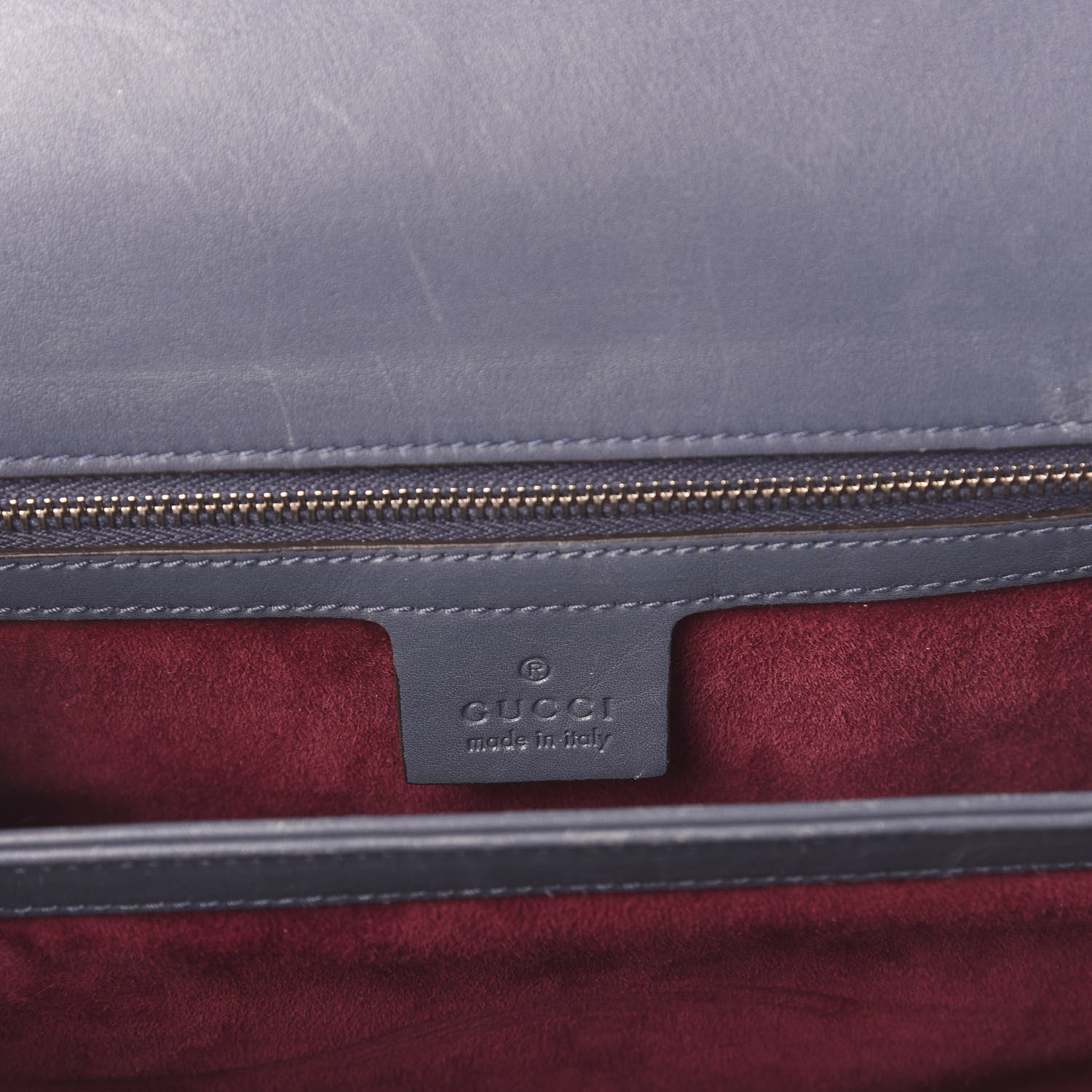 Gucci Regent Calfskin Medium Lady Lock Satchel Caspian 8 of 11