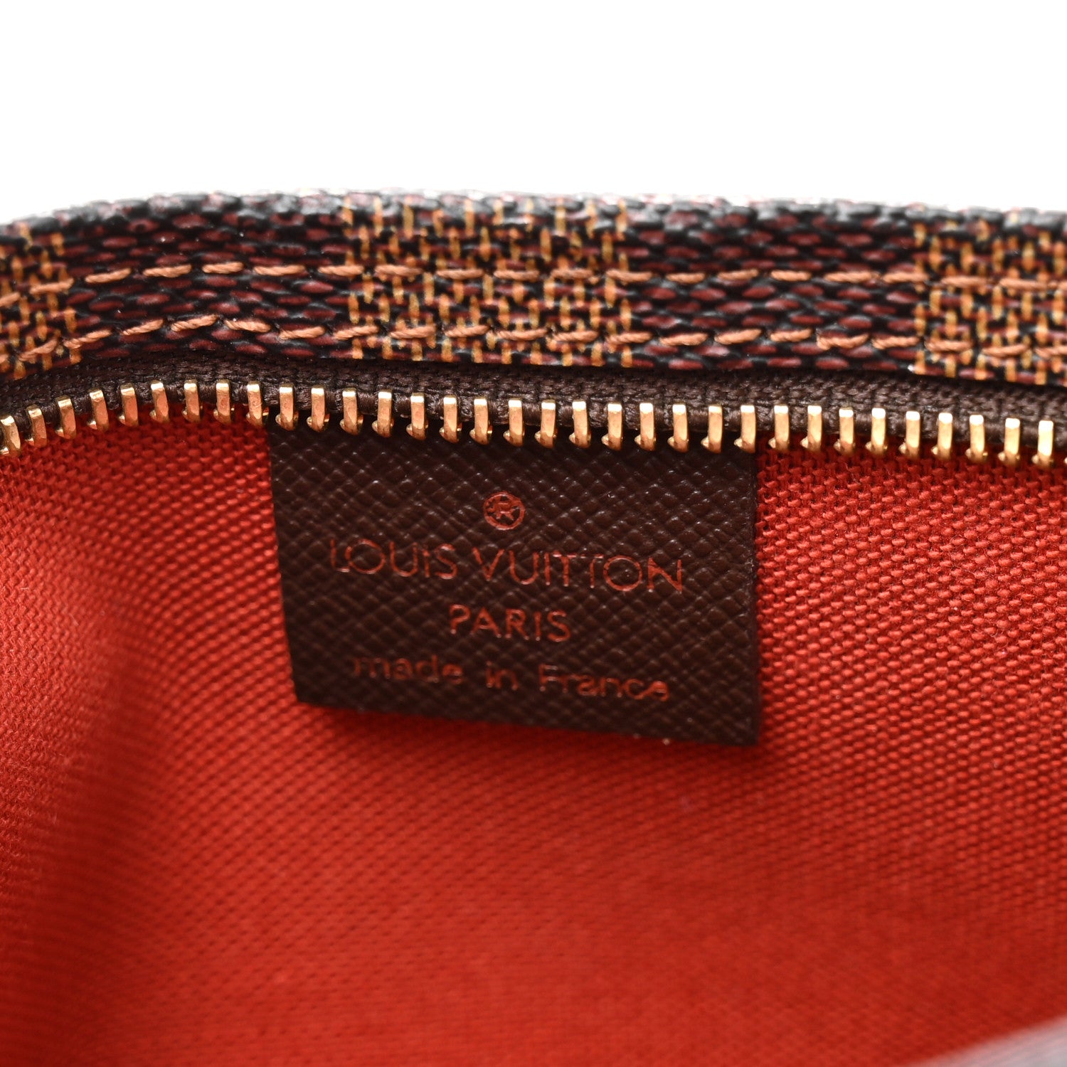 Louis Vuitton Damier Ebene Trousse Make Up Bag Pochette 6 of 11