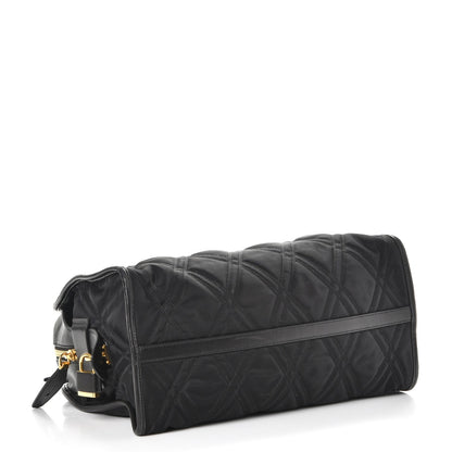 Prada Tessuto Nylon Quilted Impunturato Bauletto Nero Black 5 of 9