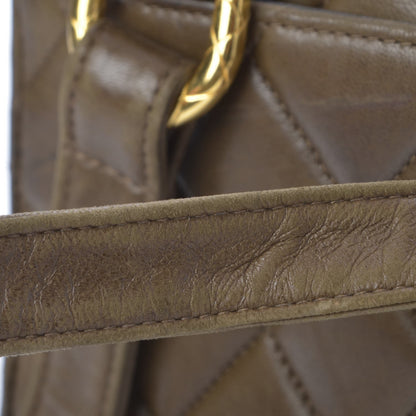 Chanel Lambskin Quilted Flap Shoulder Bag Green 16 of 19