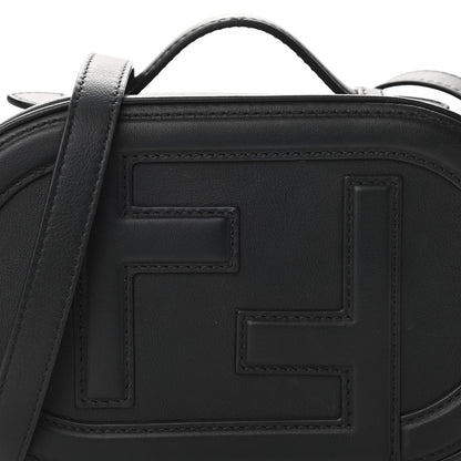 Fendi Vitello Grace Matte Mini O'Lock Camera Case Black 8 of 10